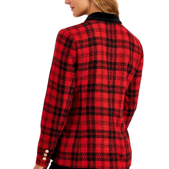 CHARTER CLUB
Plaid Tweed Blazer - Picture 3 of 8